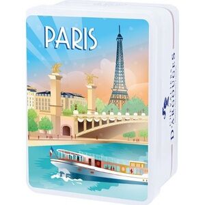 Authentic Paris empty Decorative Tin